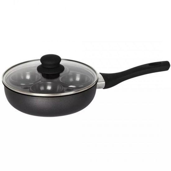 Klausberg KH-1806 - Granieten Pan - 20cm - Deksel - Wkład dla Eieren van Merkloos — afbeelding 3