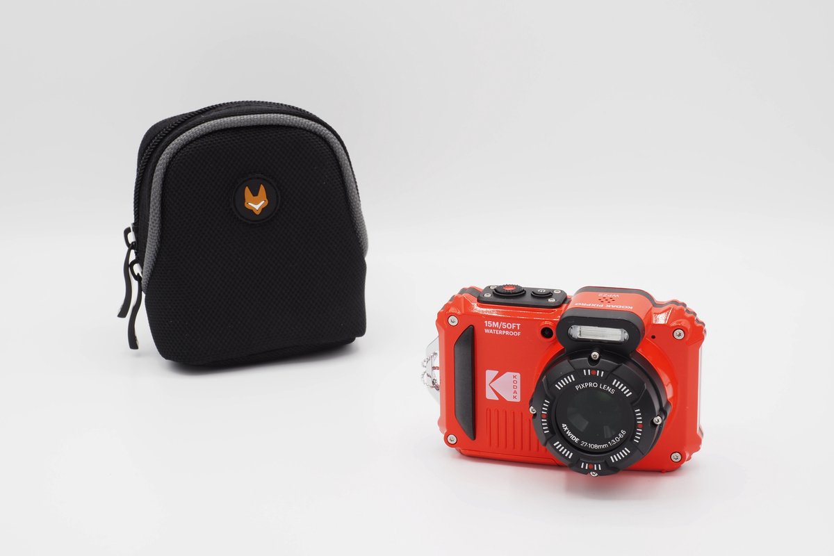 Kodak WPZ2 - Compactcamera - Onderwatercamera - 16 megapixel - Rood - + 16GB geheugenkaart - + Tas