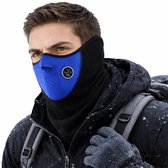 Cagoule polaire multi-usage I Bandana I Cache-cou I Bivouac I Masque facial I Chapeau de moto I Ski I Snowboard I Moto I Blauw