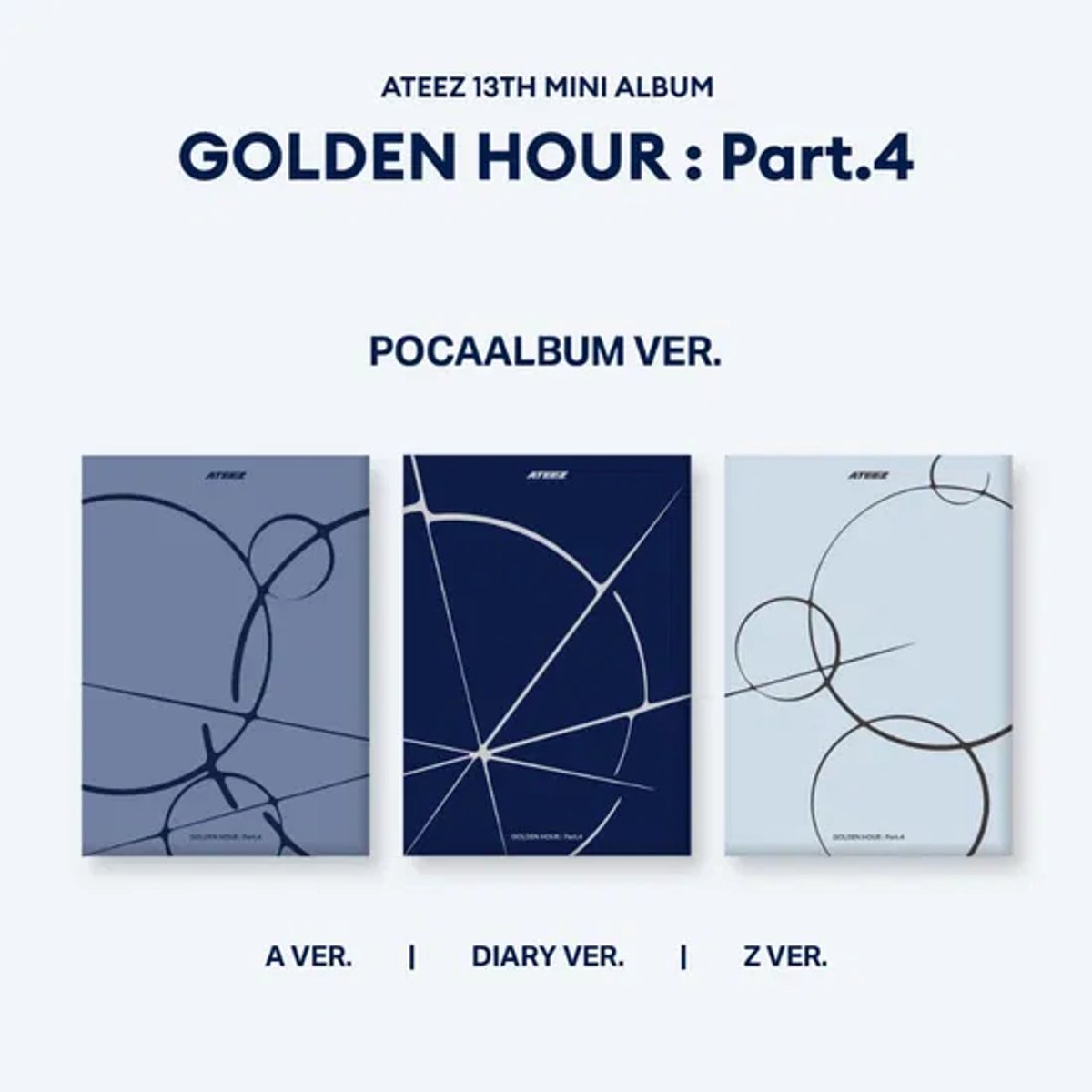 Ateez - Golden Hour: Part.4 (random pocaalbum version)