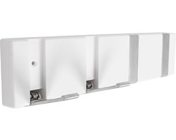 HOME It® flex kapstok met 4 haken 31,6 × 2,2 x 7,2 cm wit