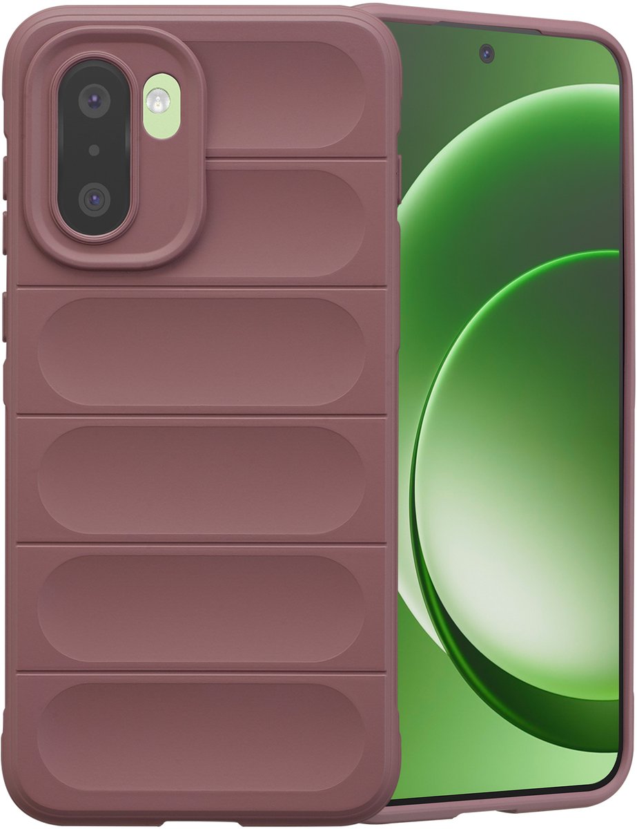 imoshion Hoesje - Geschikt voor OnePlus 15R - EasyGrip Backcover - Paars