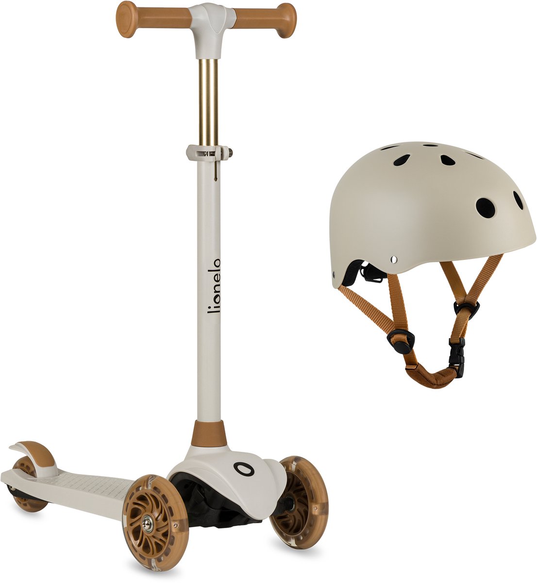 Lionelo Jessy Kinderstep + kinderhelm - step 3 wielen - leeftijdsgroep 3+ - max 50kg - LED verlichting in de wielen - hoogte verstelbaar 65-70-75-80 cm — afbeelding 17