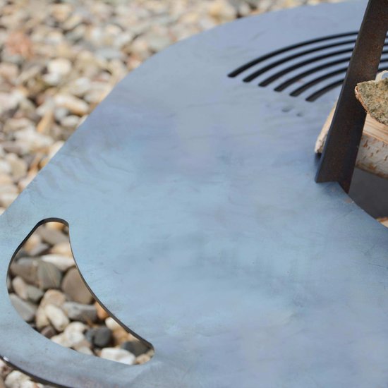 UNUS® Grillplaat voor vuurton of vuurschaal 60 cm staal — afbeelding 5