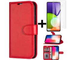 Hoesje Geschikt voor Apple iPhone 7/8 en SE 2020 Rico Vitello Super Wallet case/ book case/hoesje met pasjeshouder hoge kwaliteit kleur Rood