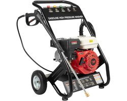 DIMICO - Hogedrukreiniger benzine - Hogedrukspuit - Pressure washer - 170-190 bar - Krachtige 7,5PK motor - Zonder stroompunt