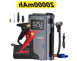 Allecto - Auto-accu-startapparaat - Draagbaar - 4 in 1 - Luchtcompressor - 20000 mAh - Boosterlader - 1000A - Startapparaat - Geschikt voor auto's - Zwart - AliExpress 201355758