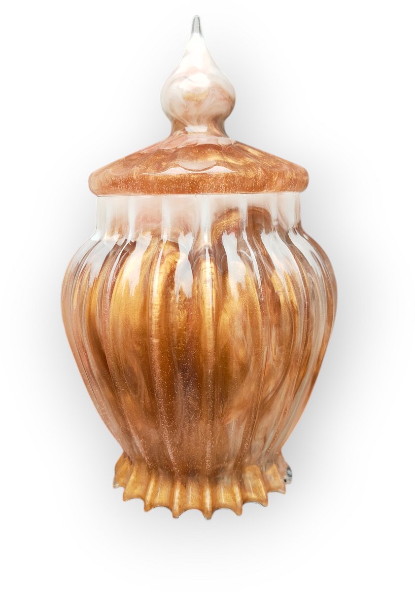 Resin Art JR: Wattenstaafjeshouder / Potje / Badkameraccessoires / Bakje
