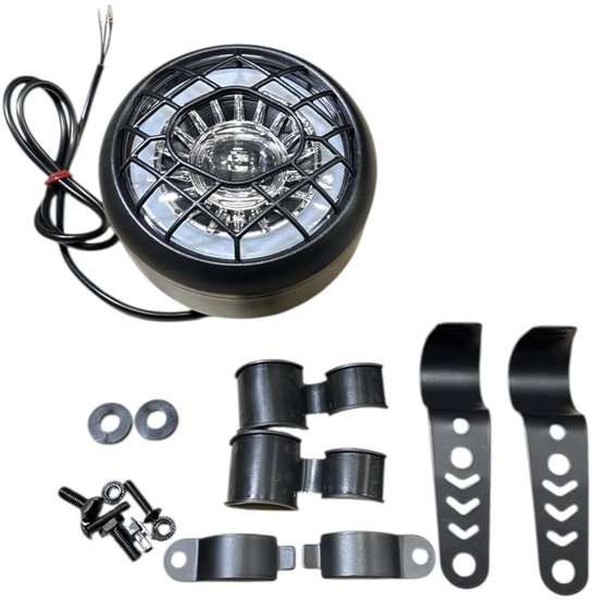 FE1901B Koplamp Fatbike 48V Helder Licht Elektrische Klussen Montage Veilig Aansluiting