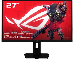 ASUS ROG Strix XG27JCG - 5K Fast IPS Gaming Monitor - USB-C 15W - 165Hz 5K of 330Hz QHD Dual Mode - 0.3ms - 27 inch