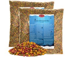 2 x 10 liter (7,4 kg) Lyra Pond® Pond Allround Koi Mix visvoer vijvervoer