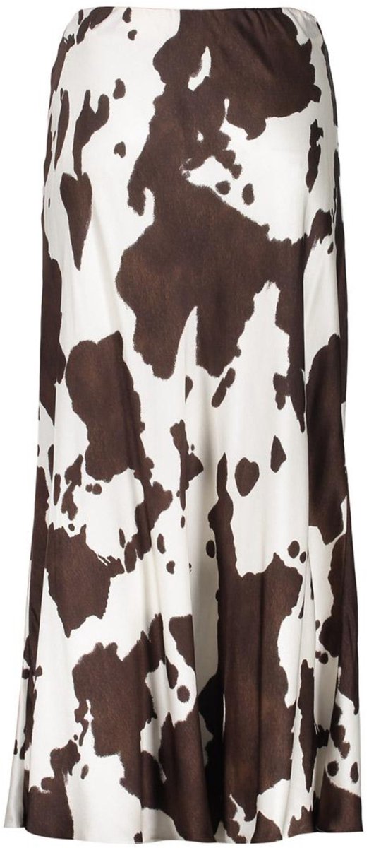 Geisha Rok Maxi Rok Cowprint 66029 70 Off-white/brown Dames Maat - XL