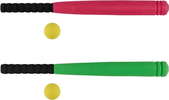 Foto: Eddy toys baseball set 54 cm honkbalset met knuppel en bal baseball speelgoed set voor kinderen honkbal speelset voor kinderen 1 willekeurige kleur