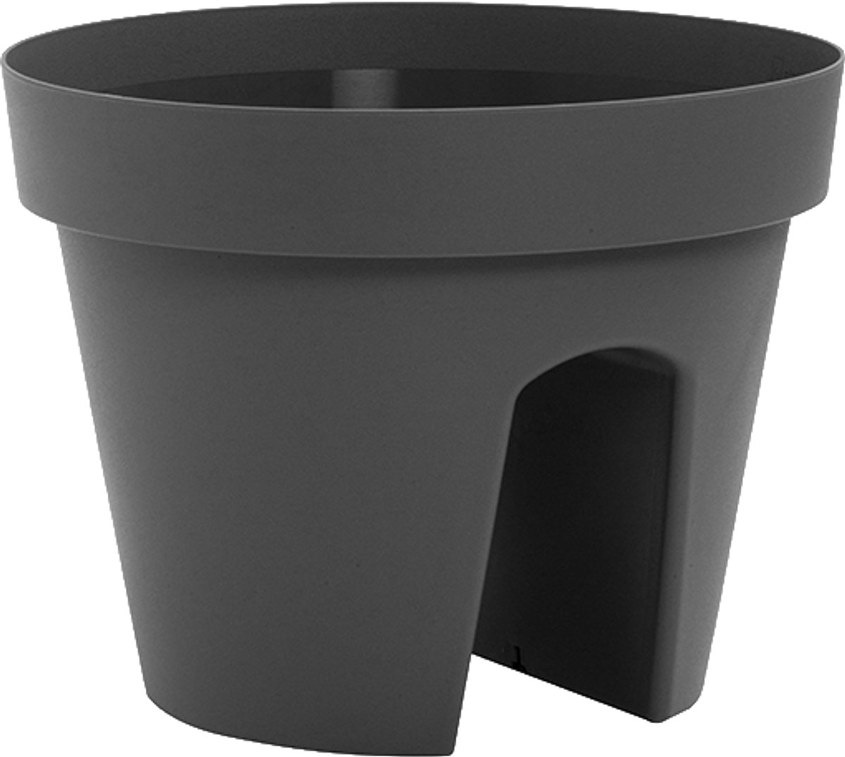 Elezza Soprea Balkon Bloempot Ø29 x H23 cm - Antraciet