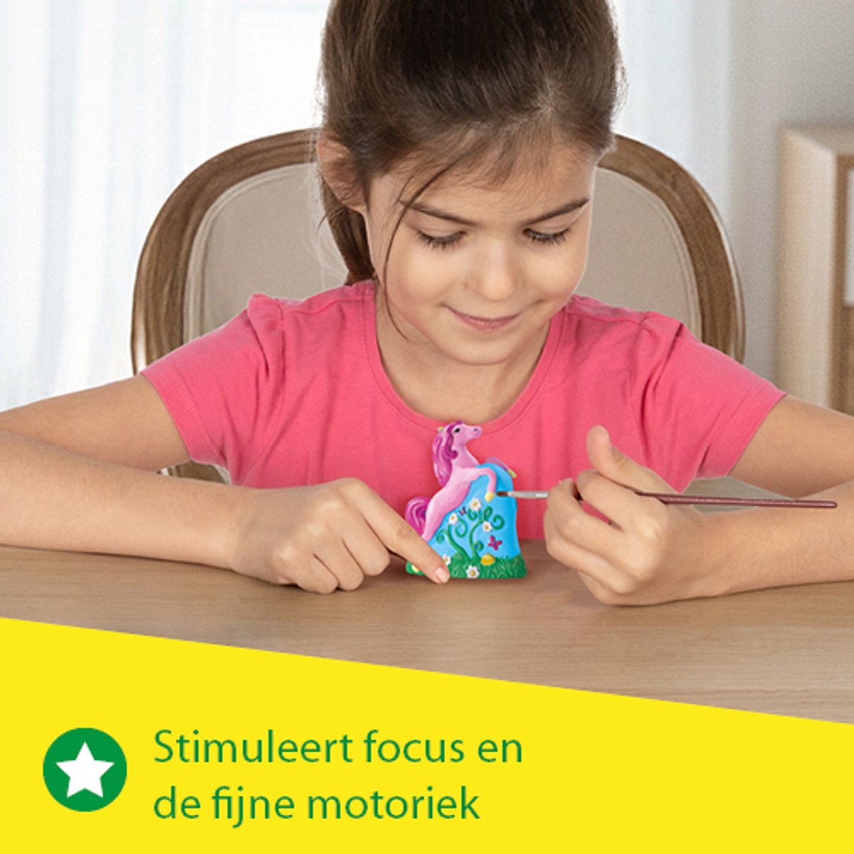 SES Creative - Hobby Pink - Gieten en Schilderen - 3 Paarden - Knutselen Meisjes - Sneldrogend - Vanaf 5 jaar — afbeelding 6