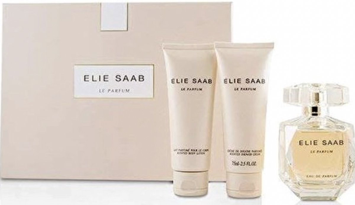 ELIE SAAB GIFTSET PARFUM 90ml, GEL DOUCHE 75ML, BODY LOTION 75ml