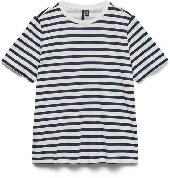 VERO MODA - VMPAULINA STRIPE SS T-SHIRT JRS NOOS - Dames - T-shirts