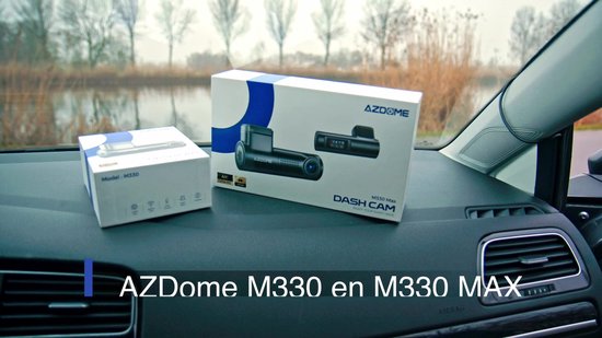AZDome M330 dashcam voor auto - 170 graden kijkhoek - Nachtzicht - FullHD video - Wifi - Super compact - Parkeermodus - 1.0 inch TNT scherm - dashcam voor auto