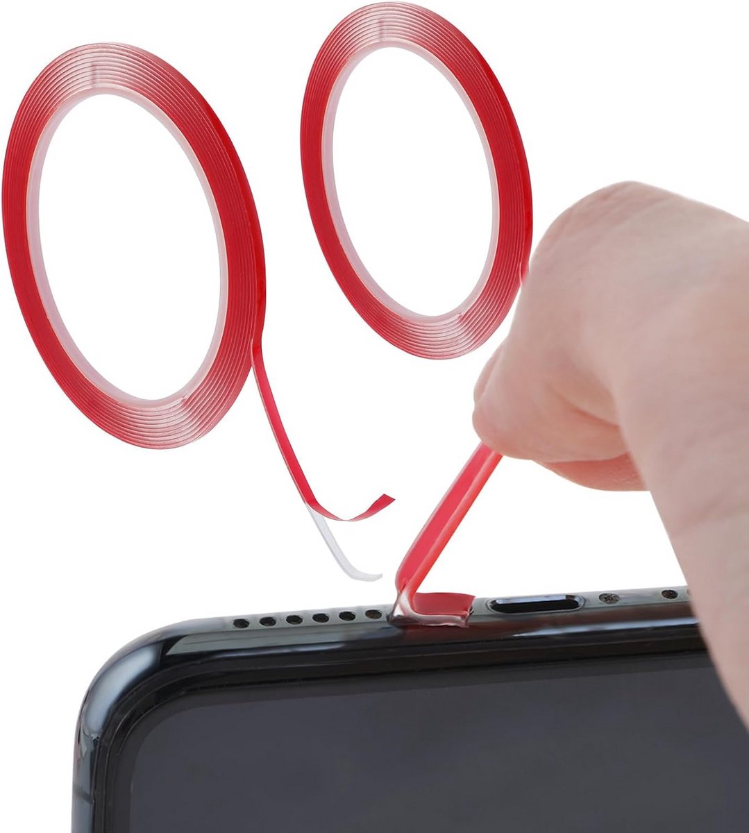 2x Zelfklevende Reinigingstape voor Luidspreker & Oortelefoon - Stofverwijderaar voor Telefoon & Elektronica