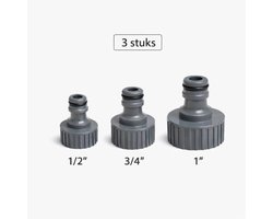 Kraanaansluiting SET binnendraad : 1/2