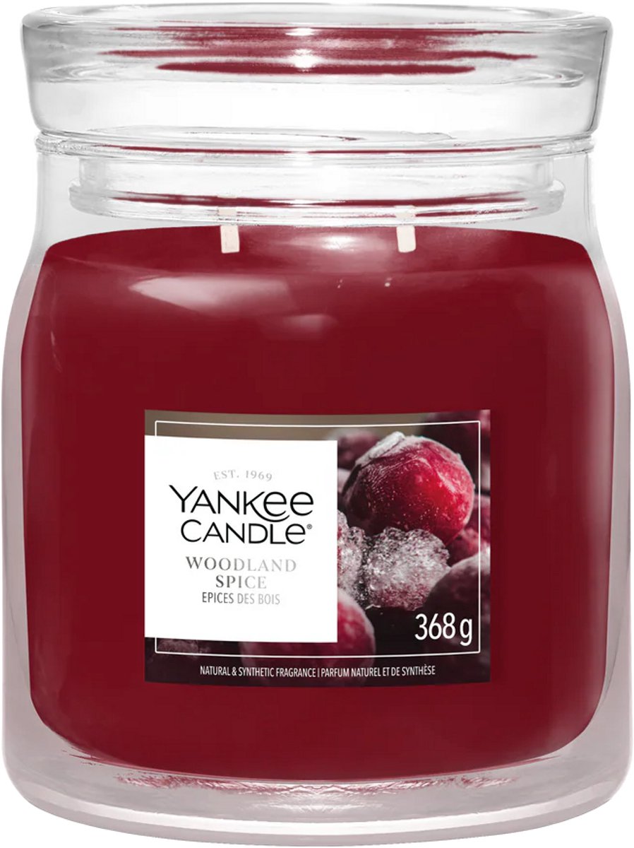 Yankee Candle - Woodland Spice Medium Jar - tot 50 branduren