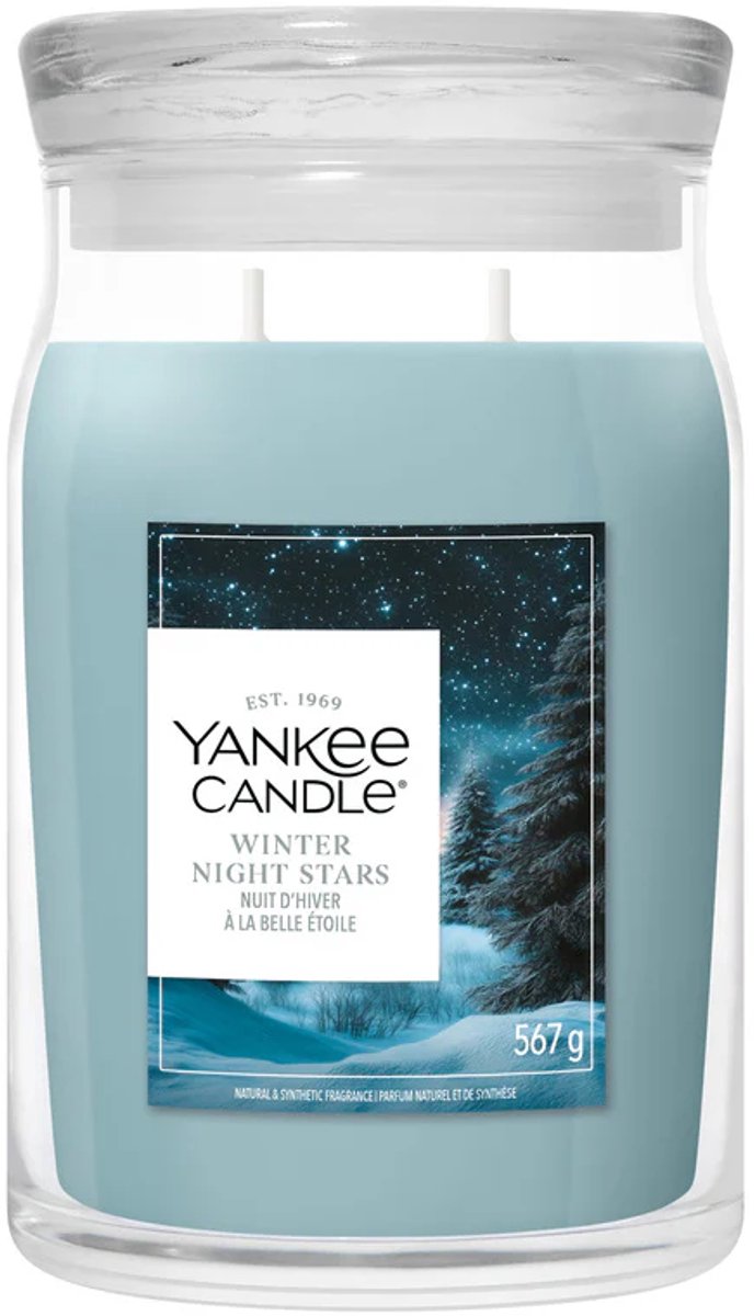 Yankee Candle - Winter Night Stars Large Jar - tot 80 branduren
