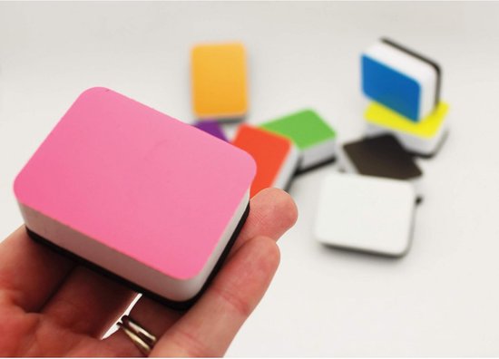 Moguri 4 Mini-ijsgummetjes – Willekeurige Kleuren, Emoji-gezichtjes, Leuk Schoolcadeau Voor Kinderen
