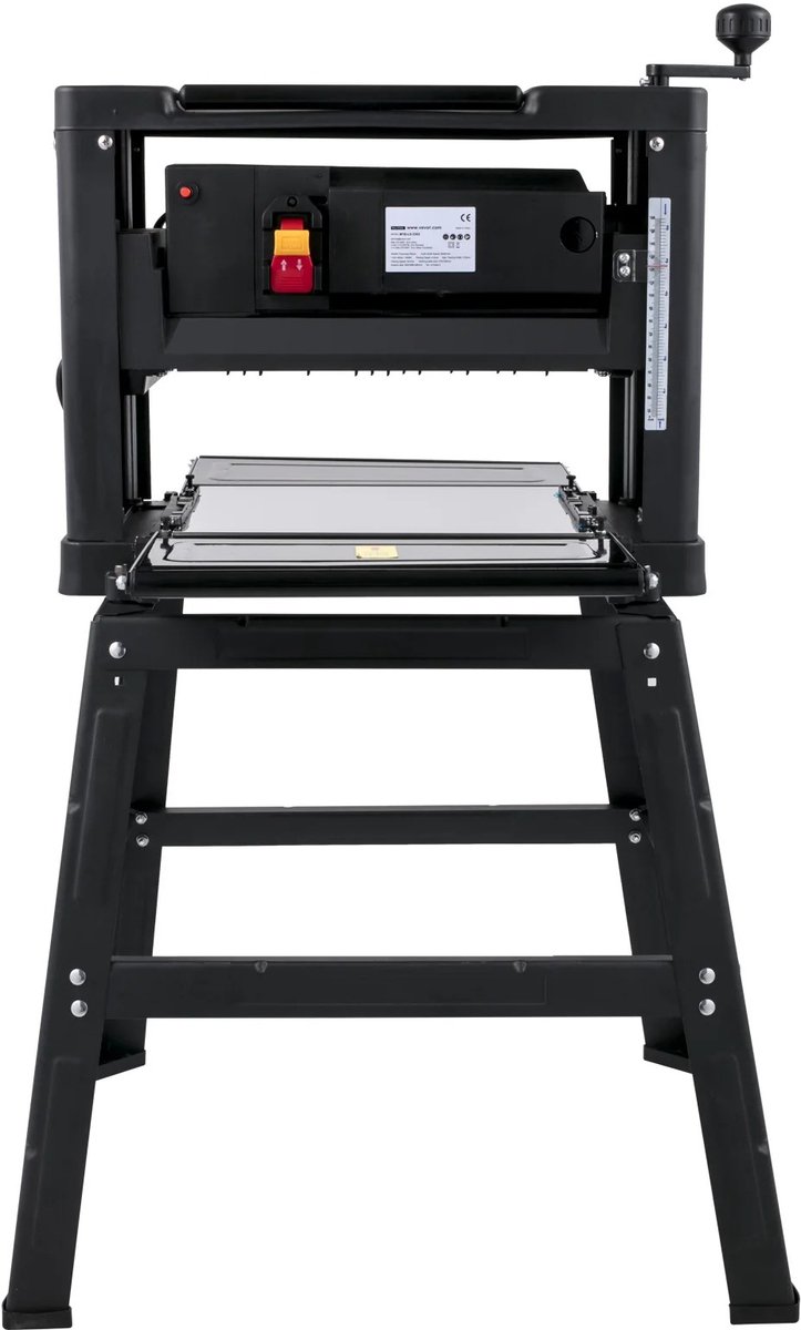 Elektrische Dikte Schaafmachine - 13 Inch - 2000W - 8000 RPM - Houtschaaf - Automatische Invoer - Verstelbare Snijdikte - Stofafzuiginterface - Veiligheidsschakelaar - Houtbewerking Werkplaats DIY