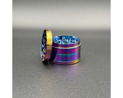 50mm Precisie Kruidenmolen - zinklegering - Grinder - Regenboog