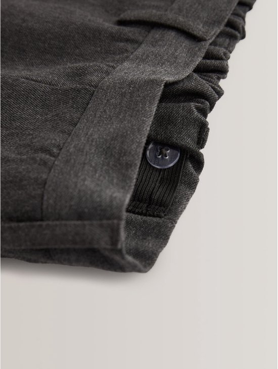 Next - Jongens - Reguliere schoolbroeken met elastische taille en rechte pijpen, 2 stuks - Grijs