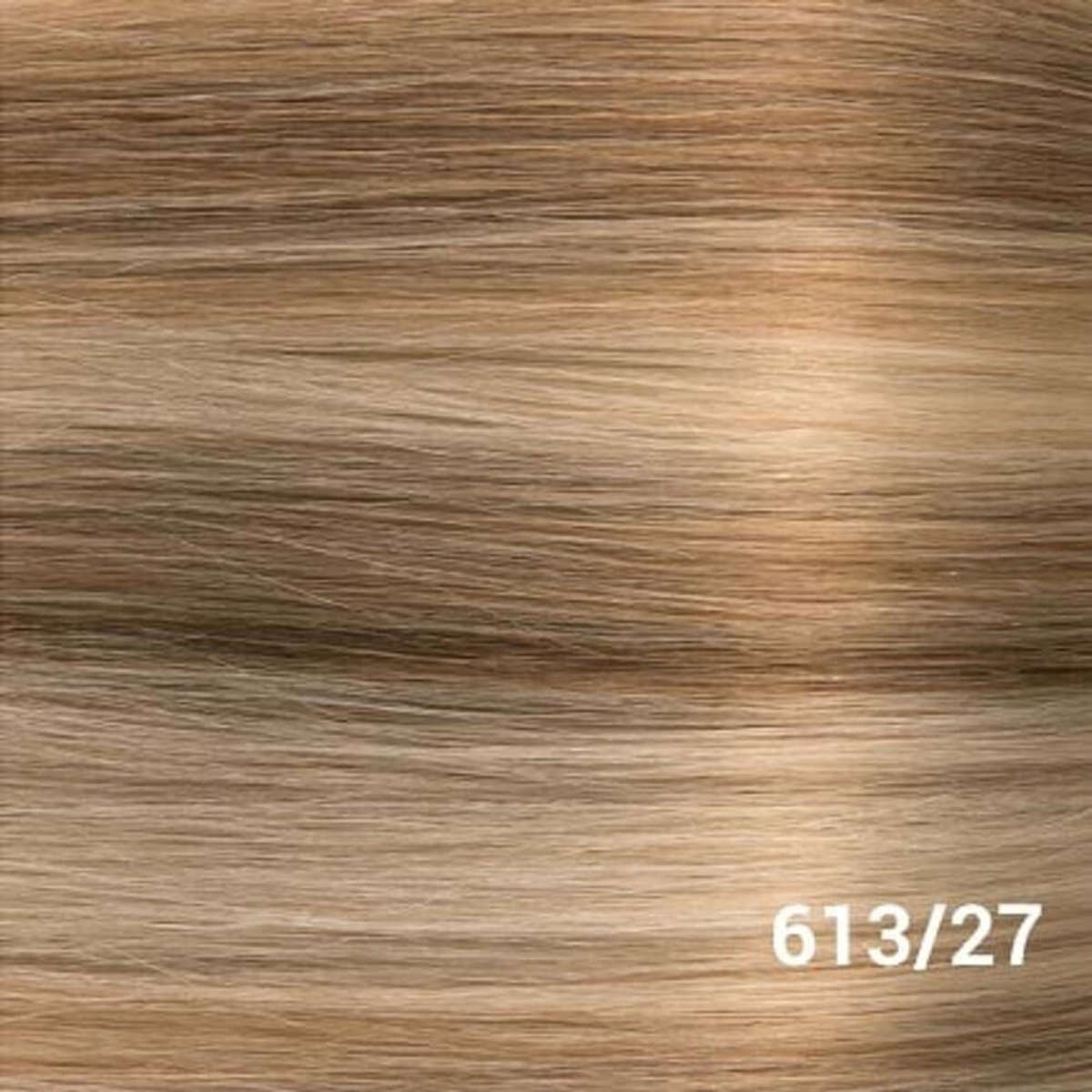 LUXHAIR LABEL BY LOTT. Premium Weft Hair Extensions – 24” / 60 cm – 110g – Light Blonde & Dark Blonde (#613/27) | 100 % Real Remy Human Hair Extensions Voor Volume & Lengte