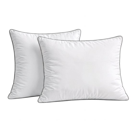 Sleeptime Hotel Hoofdkussen - Set van 2 - Orthopedisch & Ergonomisch - 60x70 cm - Hotelkwaliteit - Geschikt voor Alle Slaaphoudingen