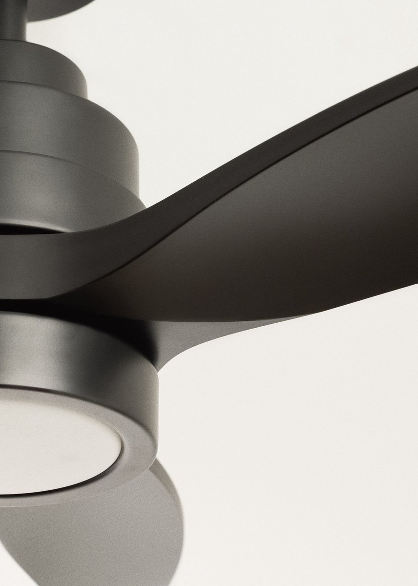 CREATE - Stille plafondventilator van 40 W met technische ABS-bladen, verkrijgbaar in verschillende maten - S - Met licht - Afstandsbediening - WIND STYLANCE – foto 8