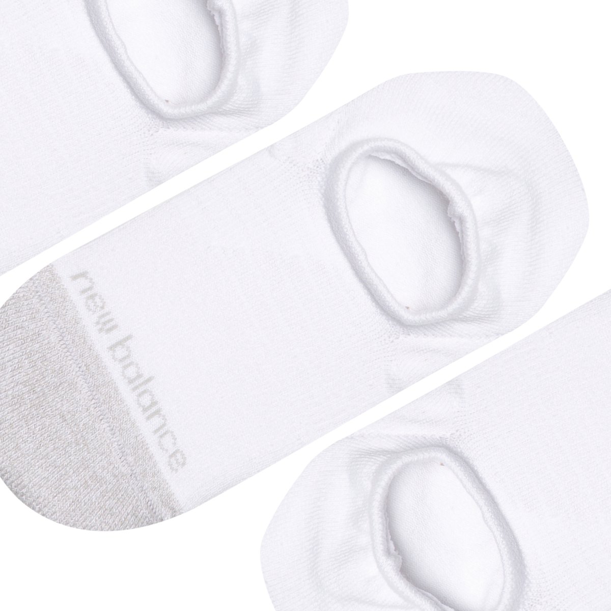 New Balance Active Invisible No Show Socks Unisex Sportsokken - WHITE — cadeau in Cadeau-ideeën - foto 2