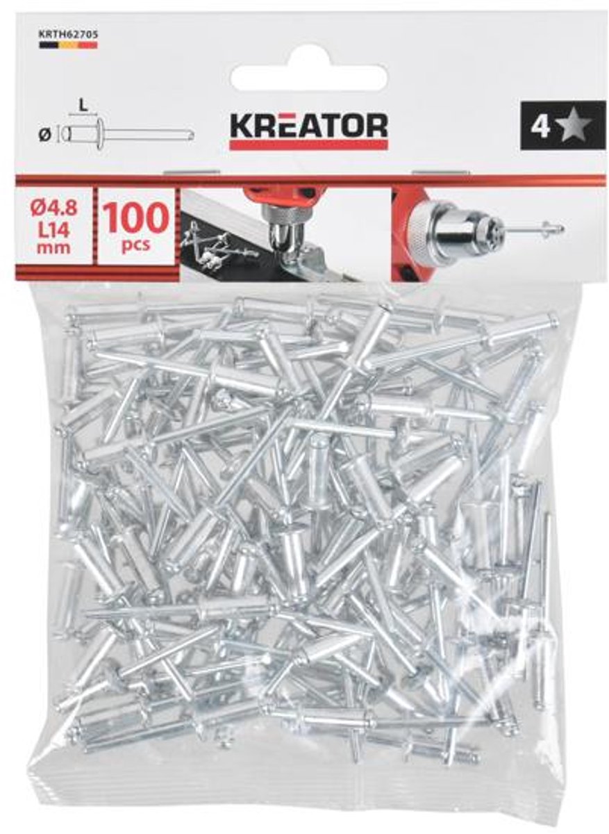 Kreator klinknagels KRTH62705