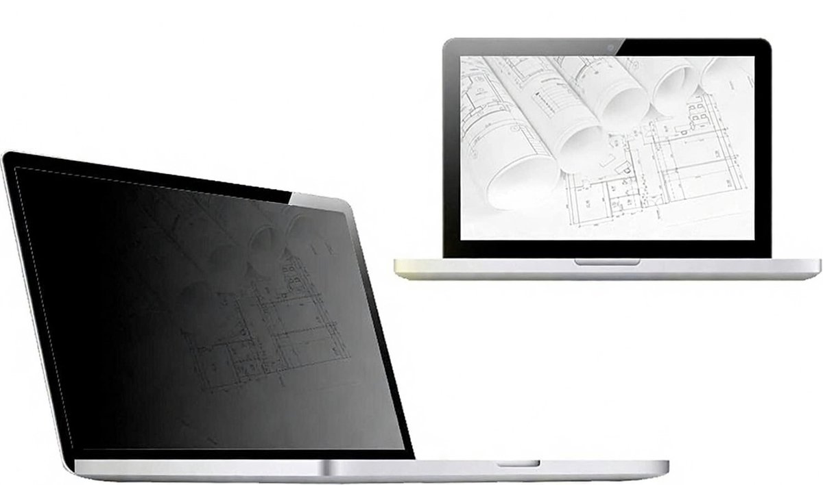 Famanu – Privacy filter voor notebook 10.1 inch - 16:9 - afneembare schermbeschermer tegen inkijk - duurzaam materiaal - lichtgewicht - beschermt privacy en vermindert reflecties - ideaal voor kantoor of onderweg