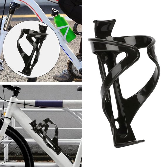 Bidonhouder Fiets - 2 stuks - Universeel Bidonhouders - Bidonhouder Racefiets - Sterke en flexibele structuur - Geschikt voor Fiets / Racefiets / Mountainbike / Kinderwagen / Buggy - Flessen / Beker Houder Verstelbaar - Zwart van Merkloos — afbeelding 2