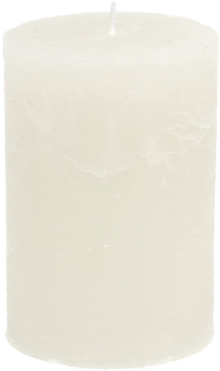 Viana Effen pilaarkaarsen, wit, 70x100mm, set van 4, huwelijksdecoratie, pre