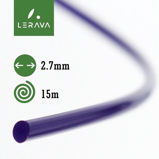 Bosmaaierdraad 2,7 mm x 15m - Glasvezel Versterkt Nylon - Sterke Maaidraad voor Bosmaaier — afbeelding 5