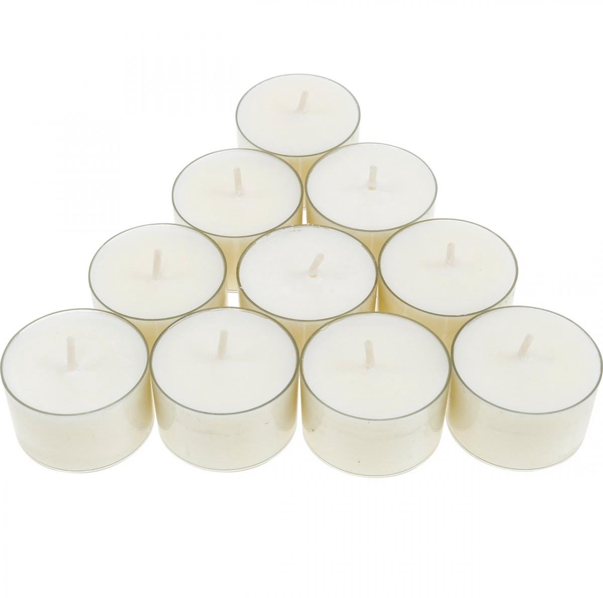 PURE Nature Lights theelichtjes van koolzaadwas. Natuurlijke brandtijd