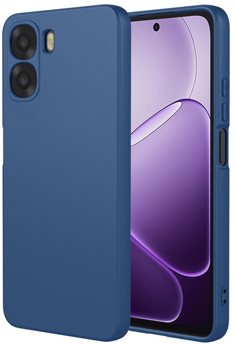 Coverup Hoesje - Geschikt voor OPPO A6x 4G / 5G Hoesje - Coverup Colour TPU Back Cover - Blauw