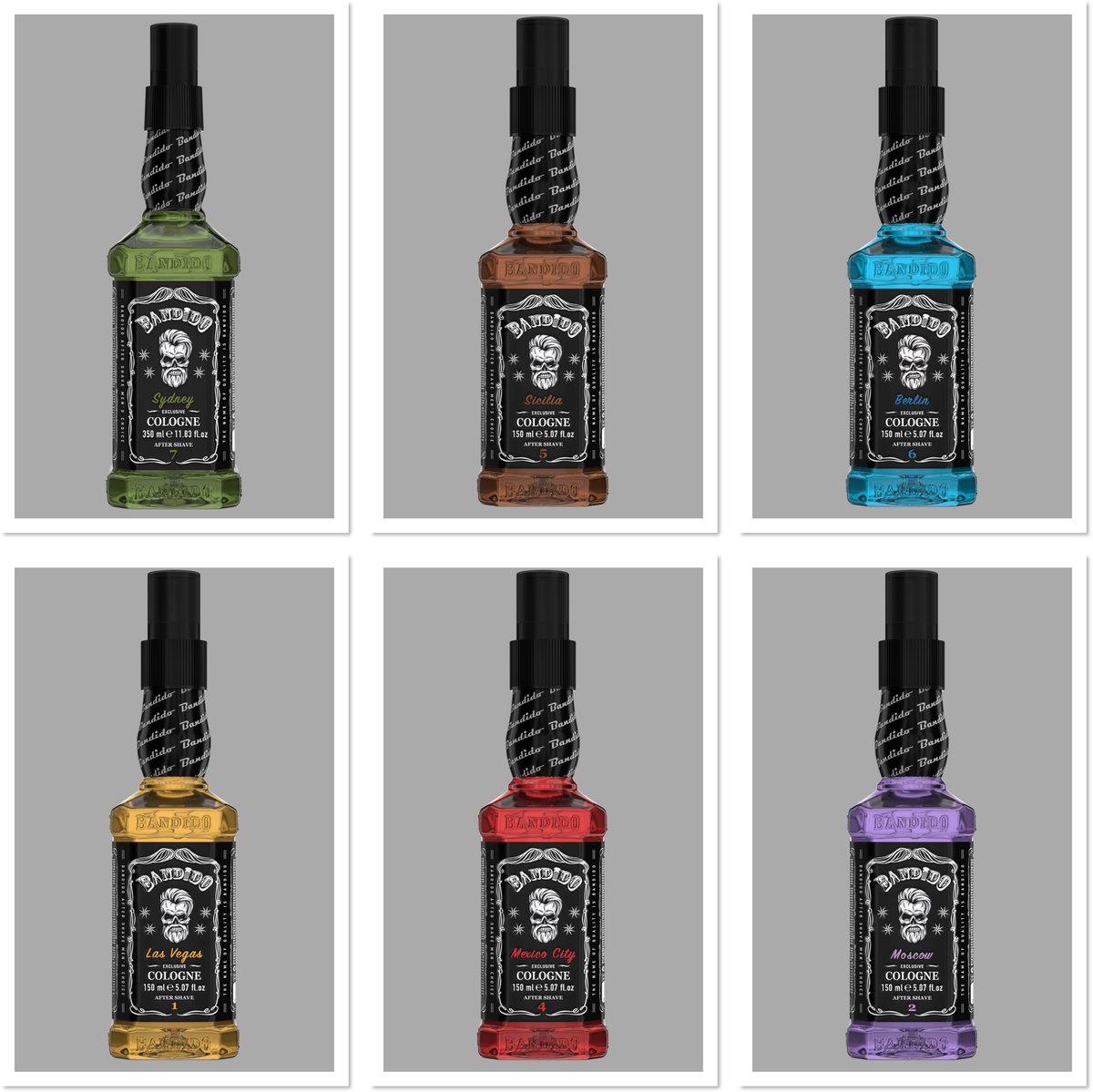 Bandido 6x Cologne 150ml