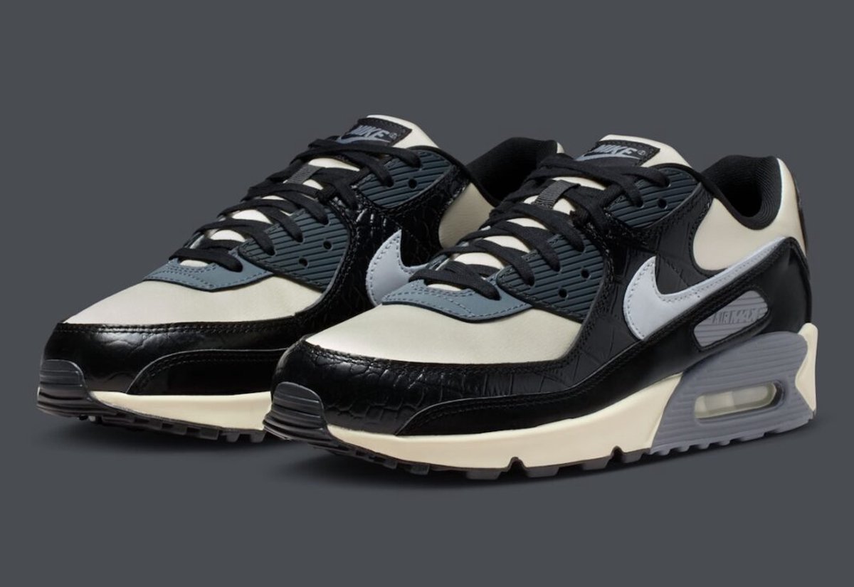 Nike Air Max 90 Black Croc Skin