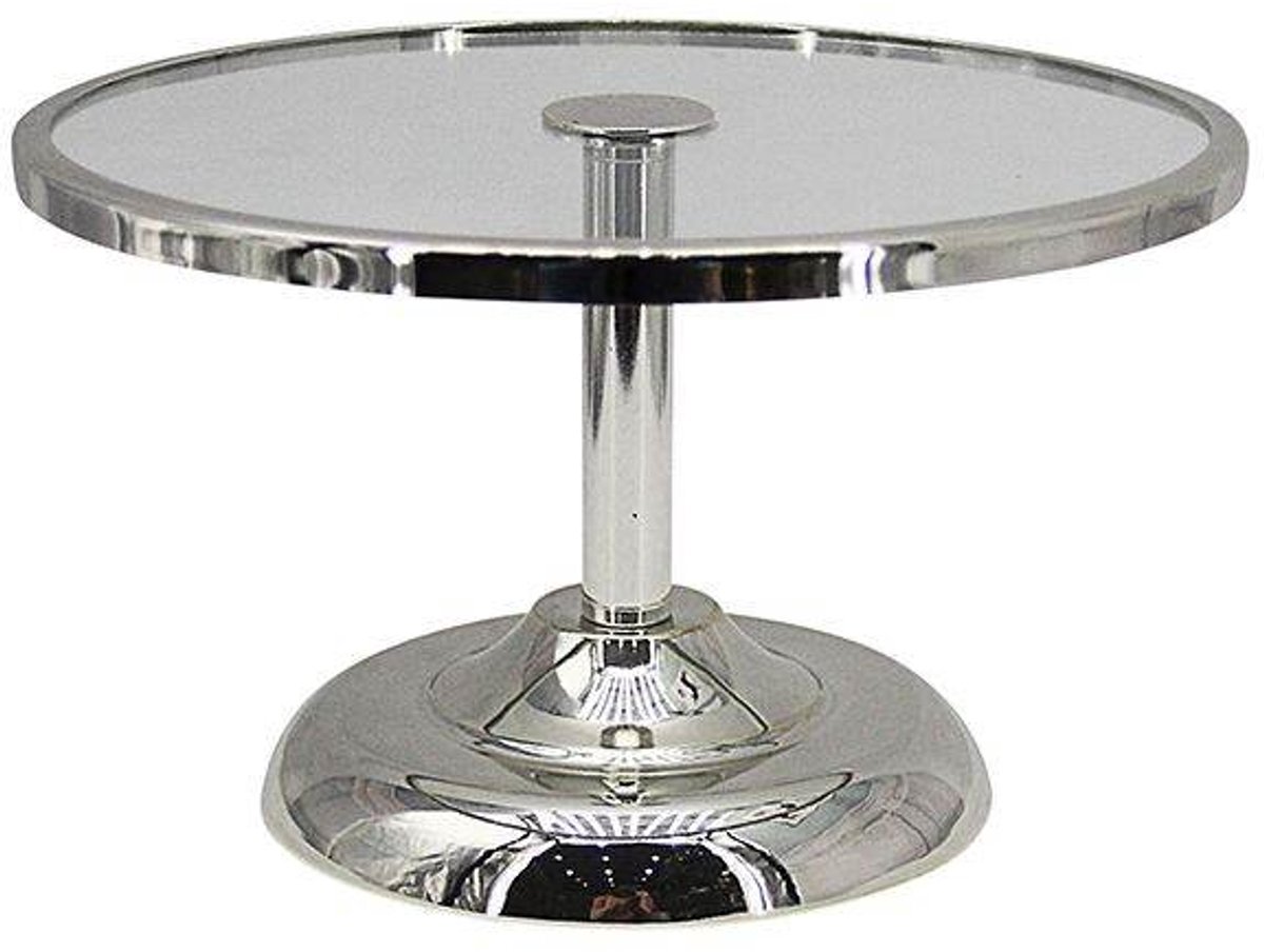 FUGURATO ELEGANCE GEBAKSCHAAL OP VOET 18A0018S-S | ZILVER