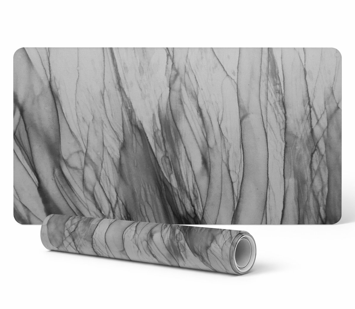 Antislip gamingmuismat met abstracte strepen, 100x50 cm