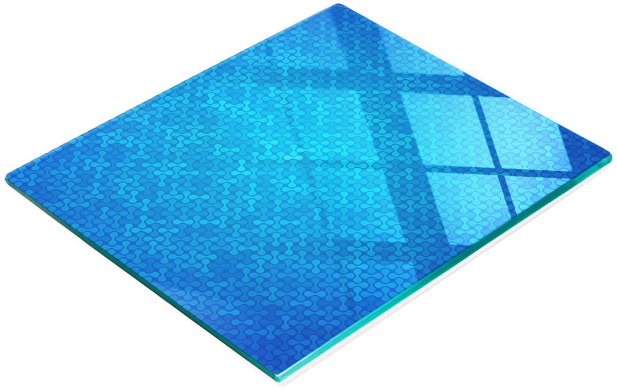 Multifunctionele decoratieve snijplank voor de keuken, gehard abstract 60x52 cm