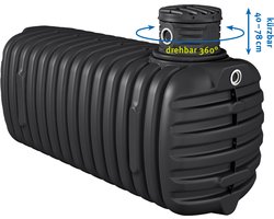 4rain PROMO ondergrondse regenwatertank 4100 L incl. schachtverlenging