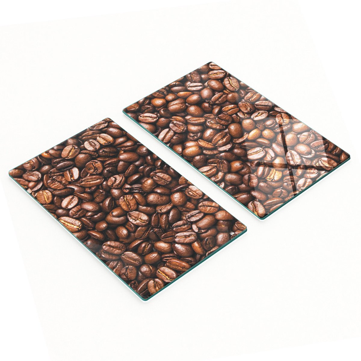 Geharde multifunctionele decoratieve koffieplanken van glas, 2x30x52 cm