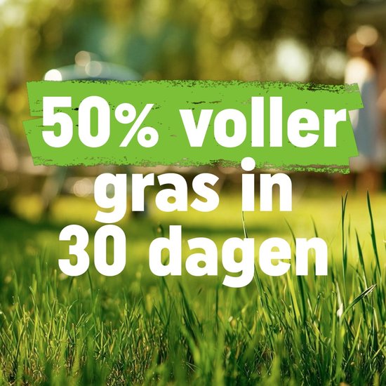 Pokon Gazon Revolutie 4kg - Gazonmest - Graszaad - Bodemverbeteraar - Voor 80m² - Resultaat Binnen 15 Dagen