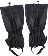 Beenkappen - Waterdichte Gamaschen - Verstelbare Gaiters - Wandelschoenen Accessoires - Waterdichte Sneeuw Gaiters - Dames & Heren - Outdoor beenkappen wandelen - Outdooraccessoires - Eén maat - Zwart